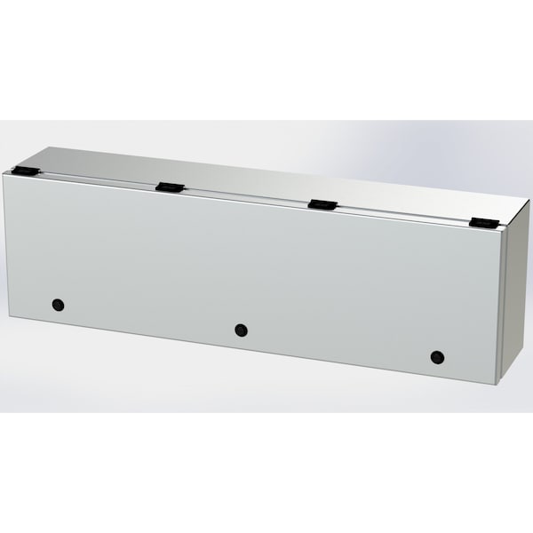 1/4 Turn Latch Electrical Enclosures, 9 in H, 6 in D, 30 in W, NEMA 3R, 4, 4X, 12, 13